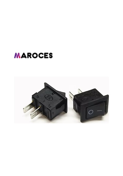 Anahtar Mini On-Off Siyah Işıksız 2 Pin Ic-125B 1 Adet