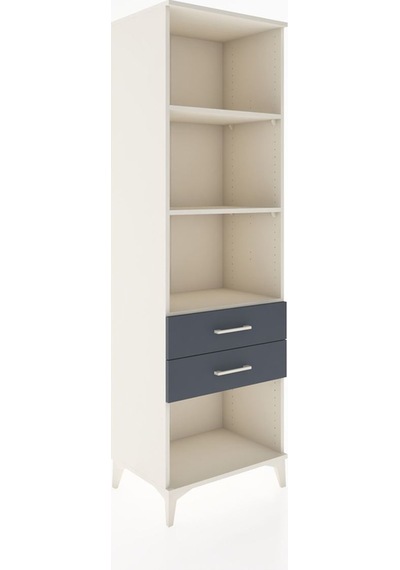 Hyperion Dolap 3 Raflı 2 Çekmeceli 60x44x195 Aytaşı-antrasit Aytaşı Hyperion Dolap 3 Raflı 2 Çekmeceli 60x44x195 Aytaşı-antrasit Aytaşı