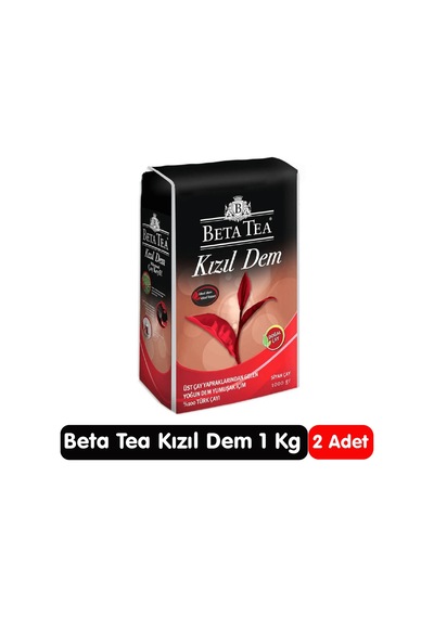 Beta Tea Kızıl Dem Siyah Çay 2x1 Kg
