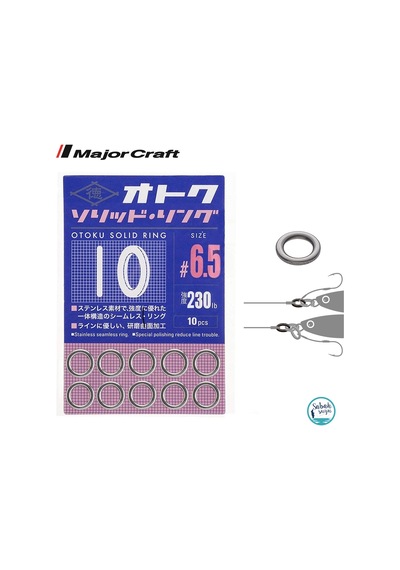 Major Craft Otoku Solid Ring (Kapalı Halka)  6.5 (10Ad)