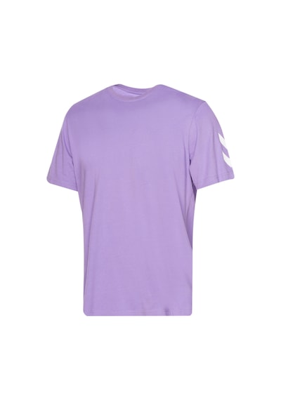 Hummel Elemental Chevron Cotton Tee Kısa Kollu Tişört 911946-3848 Mor