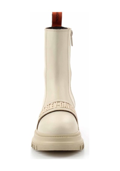 Harley Davidson Beige Hakiki Deri Kadın Bot & Bootie Hd0777054903 Beige