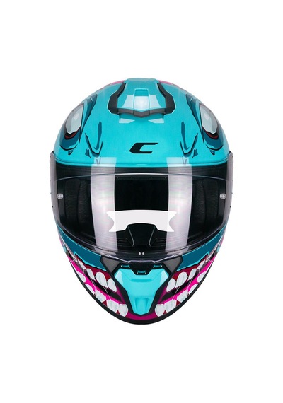 Cgm 330r Rıot Undead Kapalı Kask Mavi/rosa-m