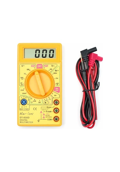 Marxlow Dt830d Buzzerlı Ölçü Aleti Sarı