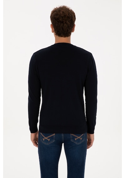 U.s. Polo Assn. Erkek Lacivert Hırka Triko 50313702-vr033 Lacivert