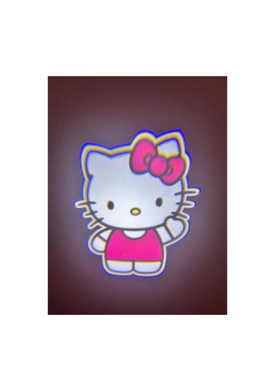 Hello Kitty Kapı Altı Led Aydınlatma Araç Logolu