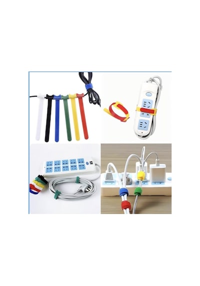 River World 15 Cm Kelepçe Seti Kablo Düzenleyici Cırt Cırtlı 10'lu