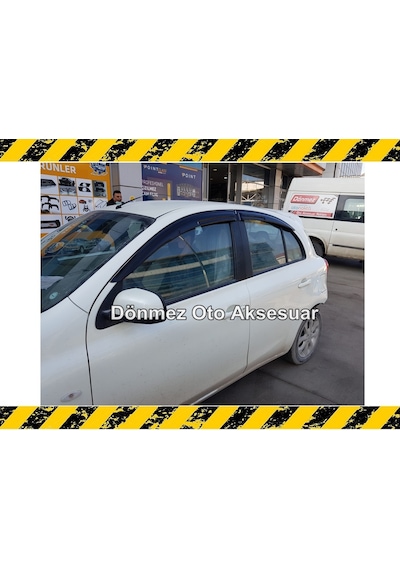 Nissan Micra Mügen Cam Rüzgarlığı 2011-2018 Arası 4 Lü Set N11.16201