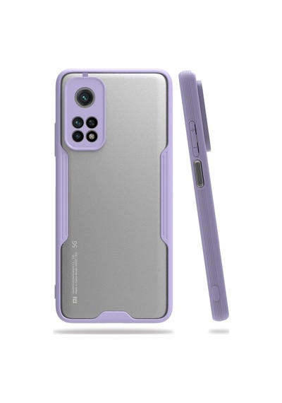Xd Xiaomi Uyumlu Mi 10t Pro Kılıf Platin Silikon Lila