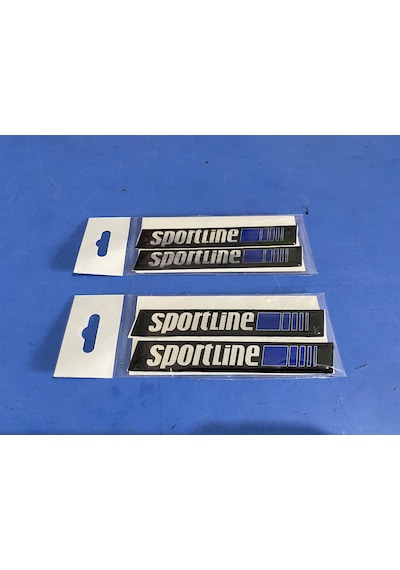 W124 W201 Sportline Tip Yazısı 2 Adet Mercedes Benz