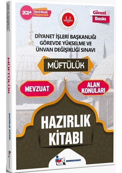 2024 Diyanet İşleri Başkanlığı Gys Ve Uds Müftülük Hazırlık Kitabı Memur Sınav