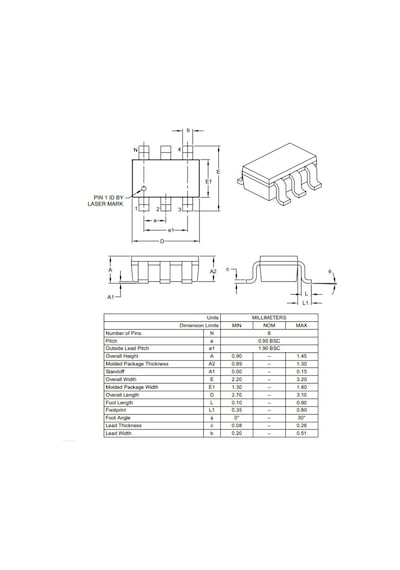 Pıc10F206T I/Ot Smd Sot-23 8-Bit 4Mhz Mikrodenetleyici