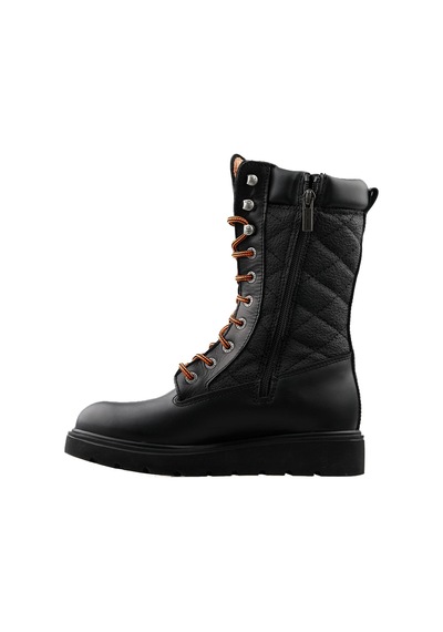Harley Davidson Katy Kadın Günlük Bot 025Z100627-BLACK-DERI Siyah