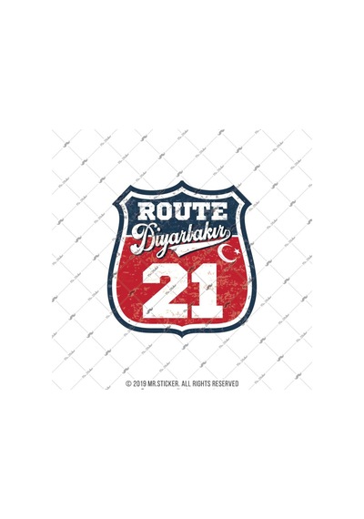Roup33 Route Diyarbakır 21 Sticker