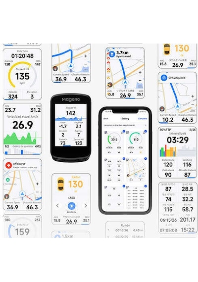 Magene C606 Gps Bisiklet Bilgisayarı Siyah