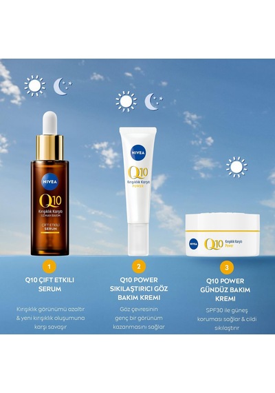 Q10 Power Kırışık Karşıtı Sıkılaştırıcı Göz Kremi, 15 Ml, Hassas Göz Çevresi, Şişkinlik,hyaluronik Asit,kreatin,hafif Formül