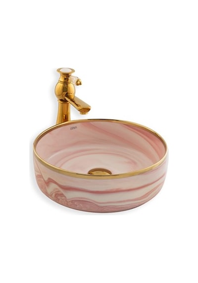 Eva Banyo Lena E-7025 Tezgah Üstü Porselen Lavabo