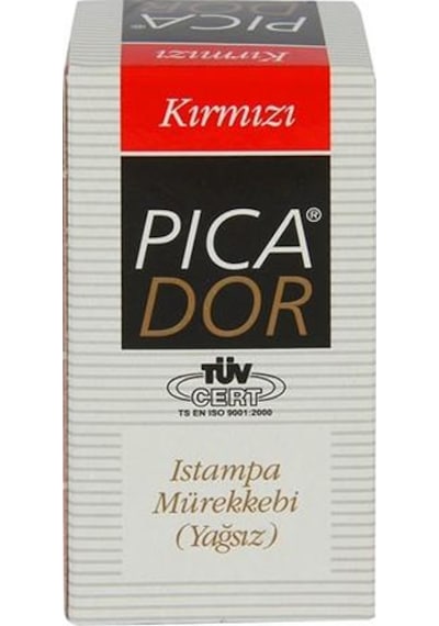 Picador Istampa Mürekkebi 30 CC Renk - Kırmızı Ke-003