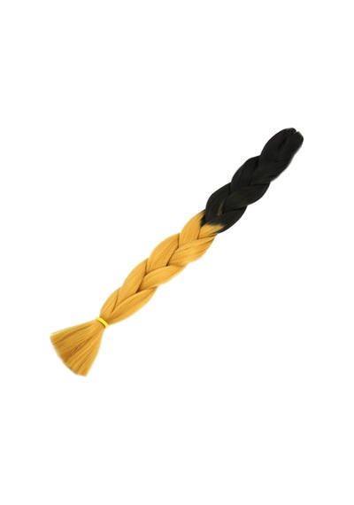 Afrika Örgülük Sentetik Ombreli 100 Gr. / Siyah / Gold Sarı - Zmff-462948 Çok Renkli