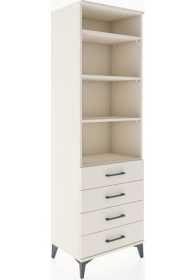 Hyperion Dolap 4 Raflı 4 Çekmeceli 60x44x195 Aytaşı-aytaşı Aytaşı