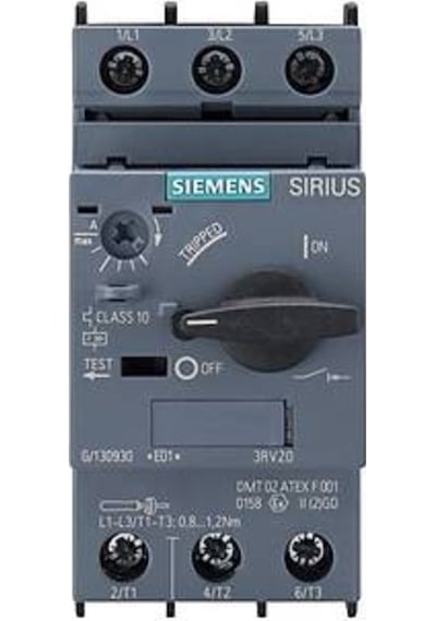 Sıemens Motor Koruma Şalteri 3Rv2011-1Ga10 4,5-6,3 A