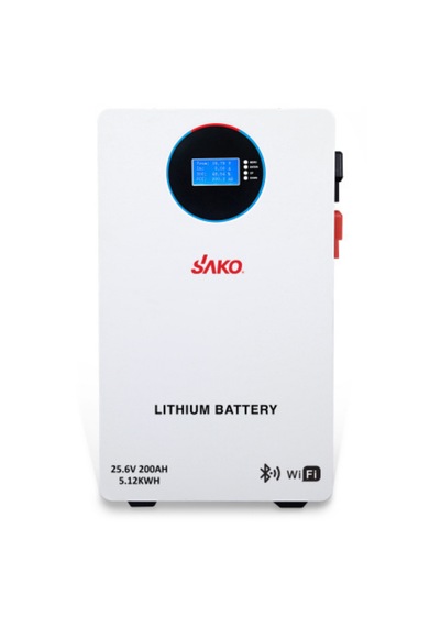 Sako Li-sun 25.6 Volt 200ah 5.12kwh Lifepo4 Lityum Akü