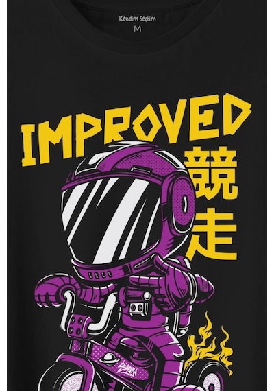 Motor Bike Kide Motocross Improved Japanese Japonca Baskılı Tişört Unisex T-shirt 001 Motor Bike Kide Motocross Improved Japanese Japonca Baskılı Tişört Unisex T-shirt 001