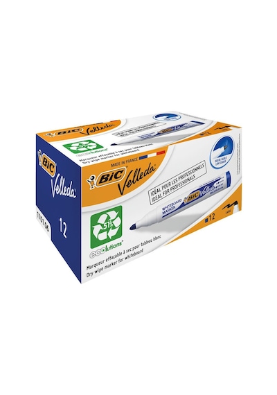 BIC VEL1701 TAHTA KALEM YUV.UÇ 12 Lİ MAVİ