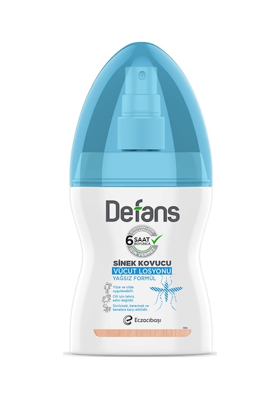 4 Adet Detan Defans Sinek Kovucu Su Bazlı Vücut Losyonu 100 Ml