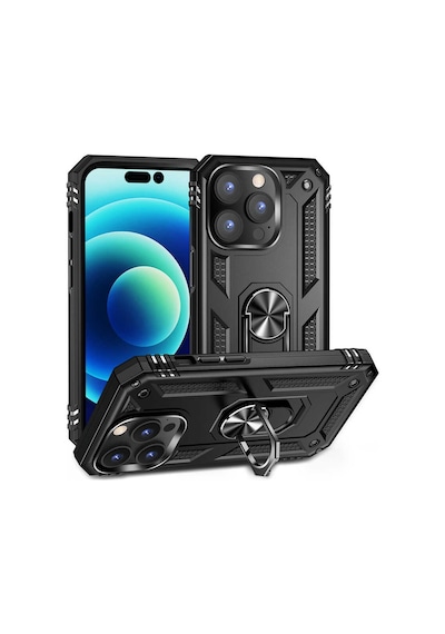 Zeyline Apple Uyumlu iPhone 14 Pro Max Zore Vega Kapak-siyah