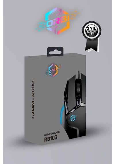 Gaming Mouse Ergonomik Başparmak Destekli Kablolu Profosyonel Oyuncu Mouse Ayarlı 7200 Dpı Rb103