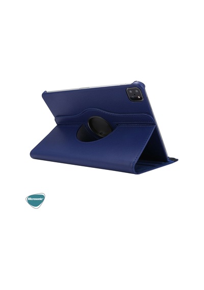 Microsonic Apple Uyumlu iPad Pro 11 2024 Kılıf A2836-a2837 360 Rotating Stand Deri Tablet Kılıfı