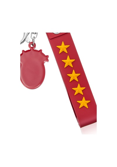 Galatasaray Kırmızı Charm Arma Silikon Anahtarlık Gssıl26011