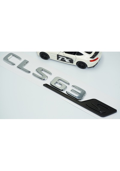 Dk Tuning Cls63s Bagaj Krom Siyah Abs Yazı Logo Benz İle Uyumlu