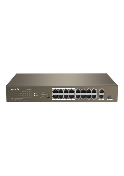 Tenda TEF1118P-16-150W 16 Port 10/100 Mbps Poe Switch