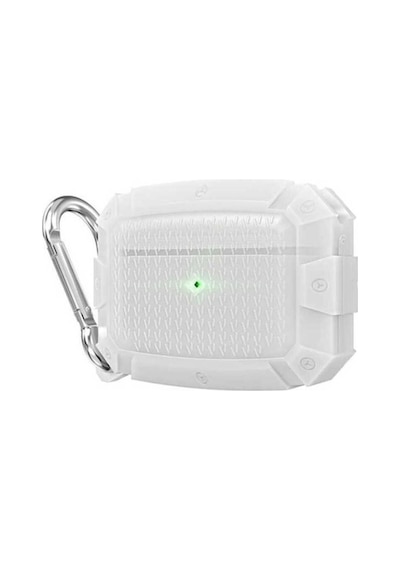 Apple AirPods Uyumlu Pro Kılıf Zore Airbag 10 Silikon Renksiz