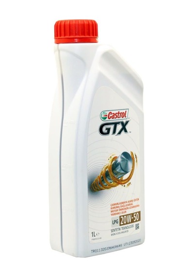 Castrol GTX LPG 20W-50 Motor Yağı 4 x 1 L