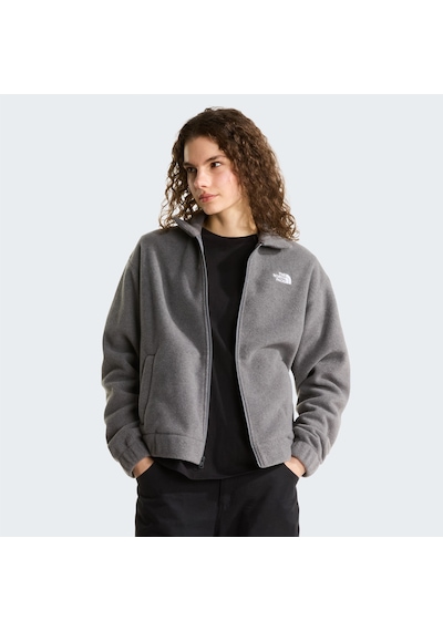 The North Face W Fleece Collared Kadın Polar-34094 Gri