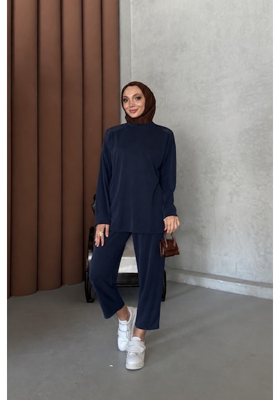 Riella Butik Bade Tesettür Takım Lacivert
