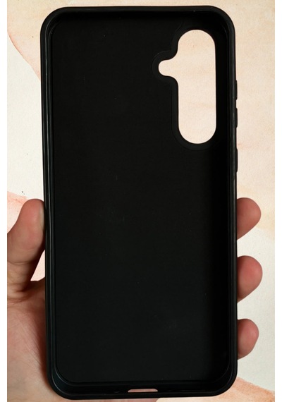 Samsung Galaxy A35 Yıldız Tozu Premium Siyah Silikon Kılıf
