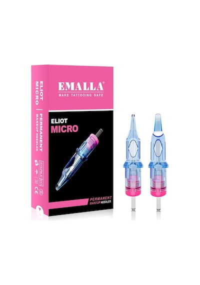 Emalla 1201 Rlst 0,35 Mm Micro Pmu Kartuş İğnesi 20 Adet Kutu Steril Kalıcı Makyaj İğnesi