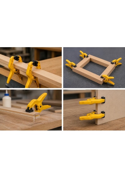 Pratik İşkençe Seti Sarı, 75mm, 100mm Ve 150mm Boyutlarında, 6 Parçalı, Süper Sıkıştırma Kuvveti Sgs 1684
