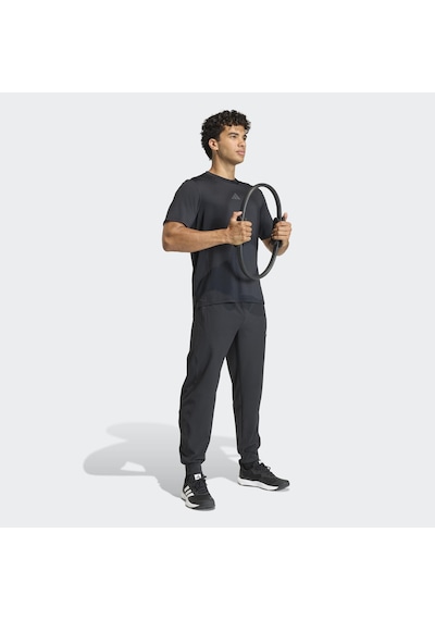 Adidas Workout Essentials Flex Dokuma Erkek Siyah Antrenman Eşofman Altı Ka5528