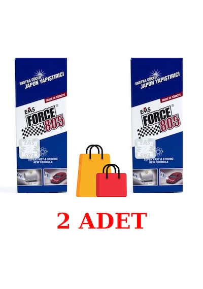 Ems Hızlı Yapıştırıcı Ems Force 805 Güçlü Yapıştırıcı 2 Adet