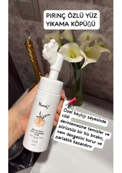 Pirinç Özlü Yüz Yıkama Köpüğü