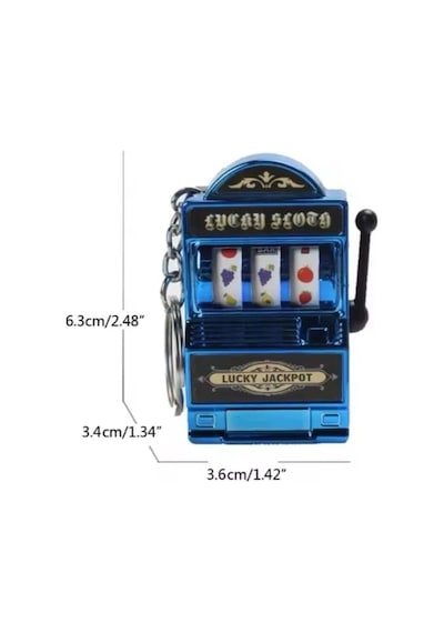 Meyve Makinesi /slot Anahtarlık /çanta Charm