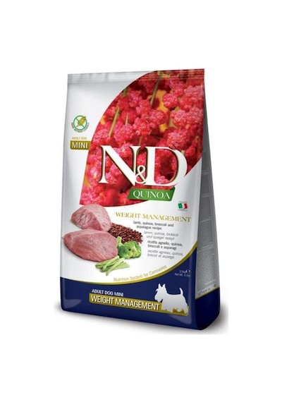 N&D Quinoa Weight Management Mini Irk Yetişkin Köpek Maması 2500 G