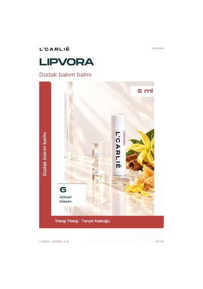 L'carlıe Lipvora Dudak Nemlendirici Balm 5 Ml