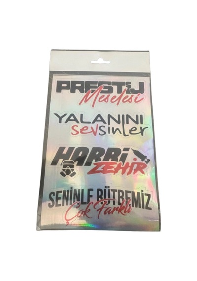 Hologram Sticker A3 Çok Renkli 77595344