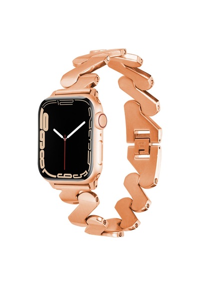 Watch 44mm Kordon Uyumlu Krd-80 Metal Strap Kayış İktk- Siyah